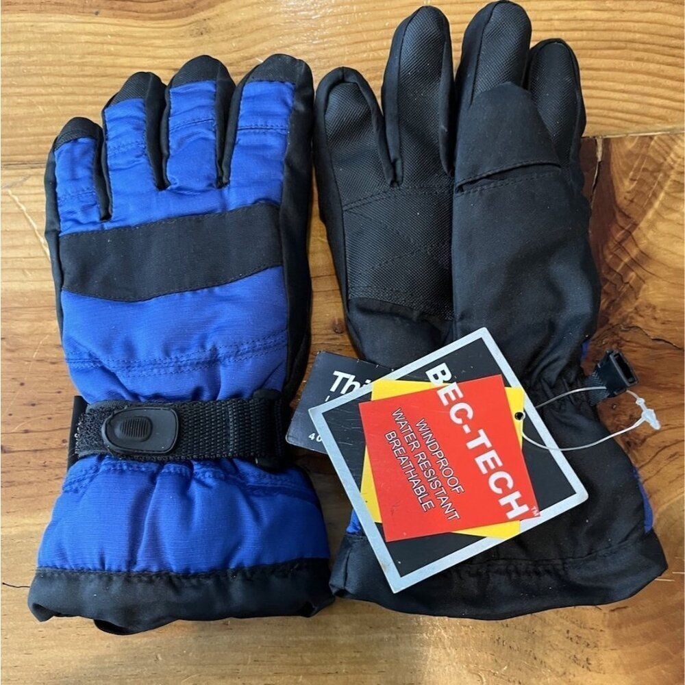 Youth 8 16 Blue Waterproof Winter Thinsulate Insulated Bec Tech Polar Edge NWT